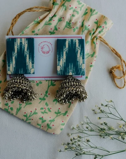 Handcrafted Ikat Earrings