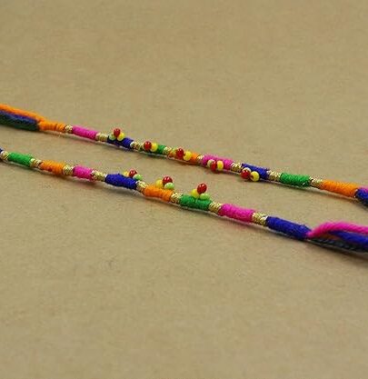 Multicolor Mauli Rakhi Set