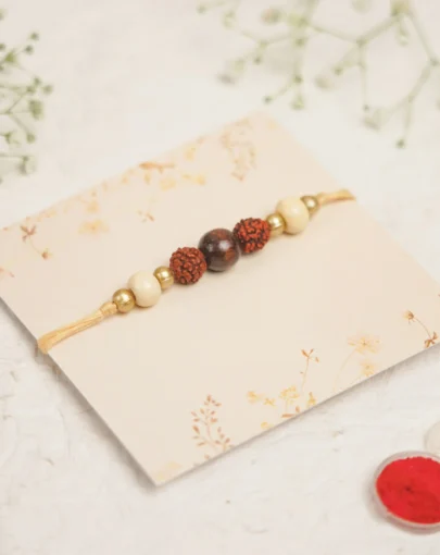 Lehar Rudraksha Rakhi